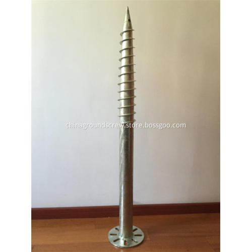 Steel Ground Screw Anchor For Solar Panel Foundation
